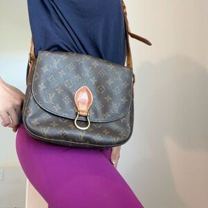 Authentic Vintage Louis Vuitton Saint Cloud GM Shoulder Bag M51242 874VI 142680